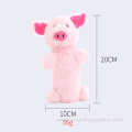 Cute animal shape squeaky plush dog chew toy